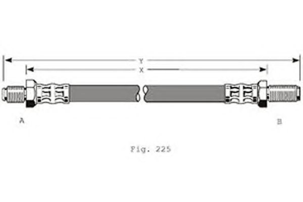 Tubo flexible de frenos 9001359