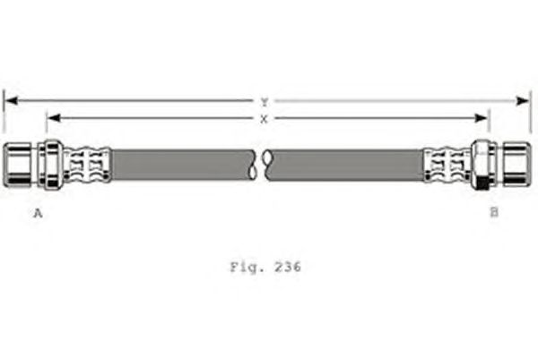 Tubo flexible de frenos 9001361