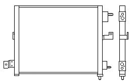 Condensador, ar condicionado 754M09