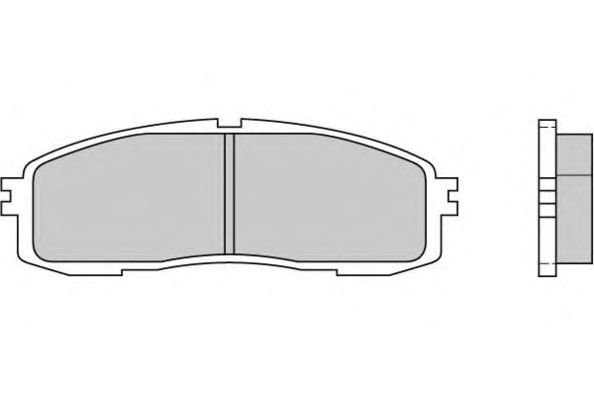 Комплект тормозных колодок, дисковый тормоз 12-0362