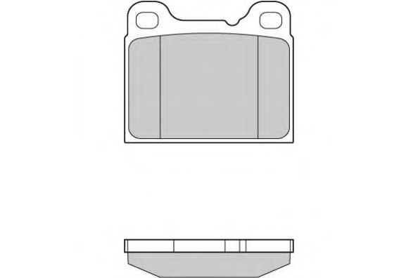 Комплект тормозных колодок, дисковый тормоз 12-0383