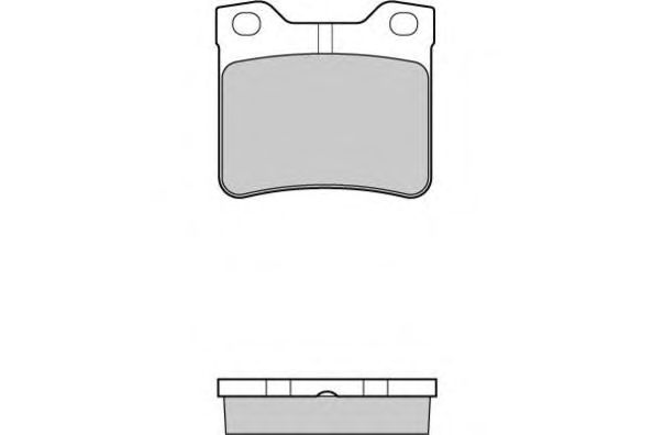 Kit de plaquettes de frein, frein à disque 12-0728