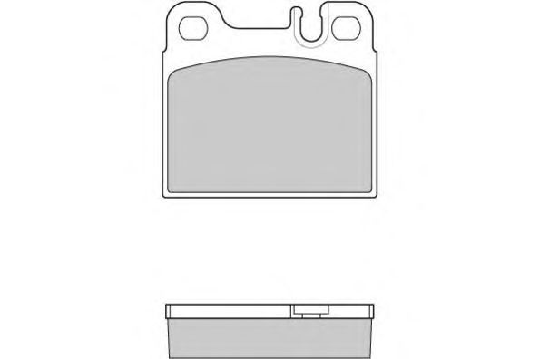 Комплект тормозных колодок, дисковый тормоз 12-0758