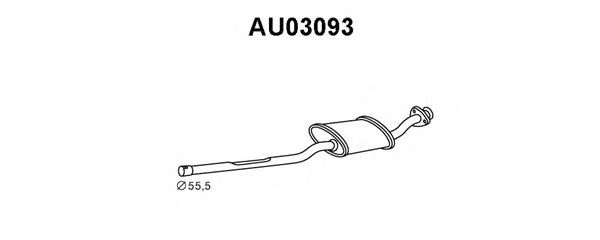 Silenciador posterior AU03093