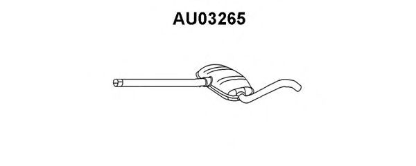 Предглушитель выхлопных газов AU03265
