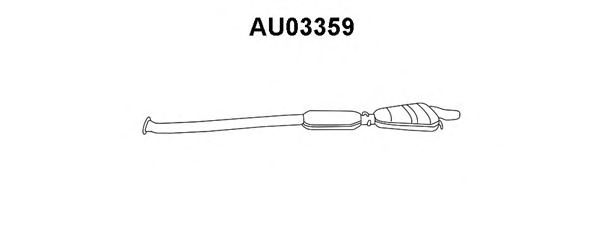 Silenciador posterior AU03359