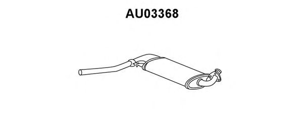 Silenziatore anteriore AU03368