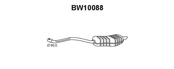 Silencieux arrière BW10088