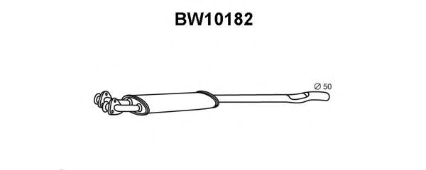 Silenziatore anteriore BW10182