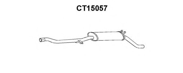 Silenciador posterior CT15057