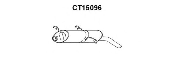 Silenciador posterior CT15096