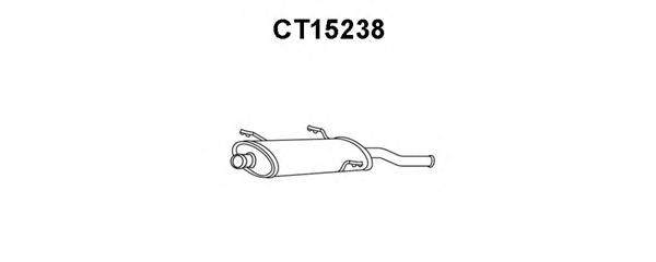 Silenciador posterior CT15238