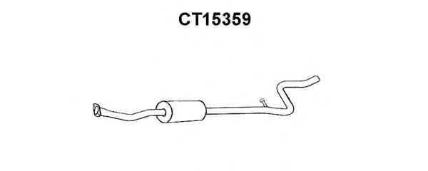Front Silencer CT15359