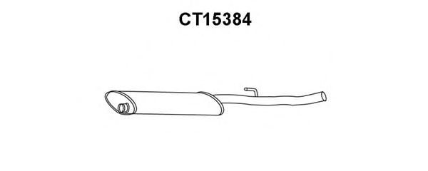 Silenciador posterior CT15384