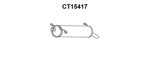 Silenciador posterior CT15417