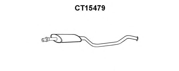Front Silencer CT15479