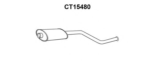 Front Silencer CT15480