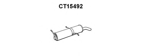 Silenciador posterior CT15492