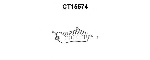 Silenciador posterior CT15574