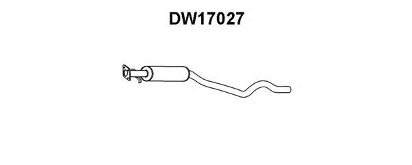 Предглушитель выхлопных газов DW17027