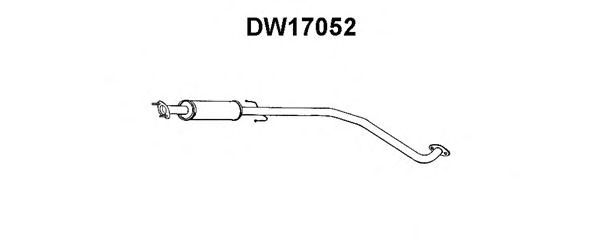 Предглушитель выхлопных газов DW17052
