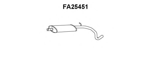 Silenciador posterior FA25451