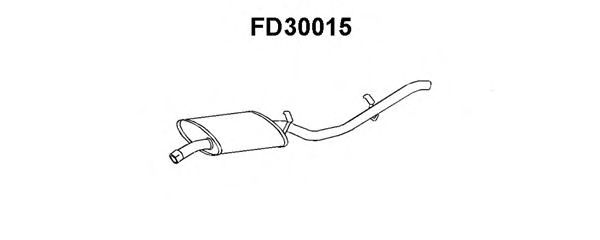 Silenciador posterior FD30015