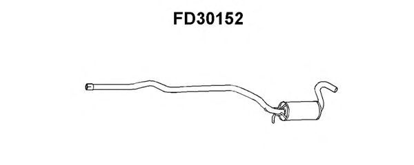Silenciador posterior FD30152