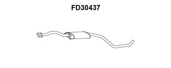 Silenciador posterior FD30437