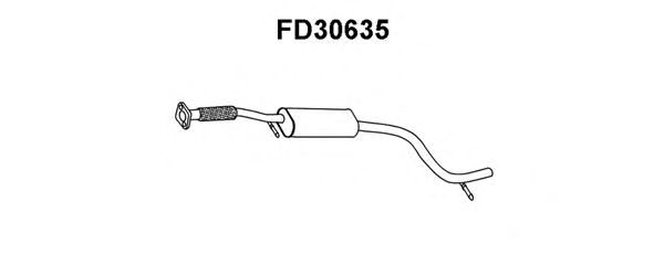Silenciador posterior FD30635