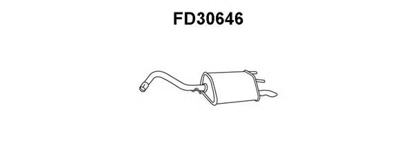 Silenciador posterior FD30646