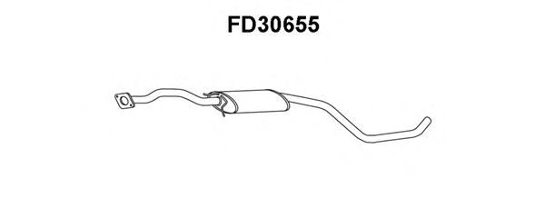 Silenciador posterior FD30655