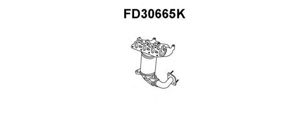 Manifold Catalytic Converter FD30665K