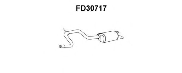 Silenciador posterior FD30717