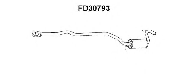 Silenciador posterior FD30793