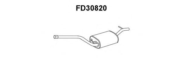 Silencieux central FD30820