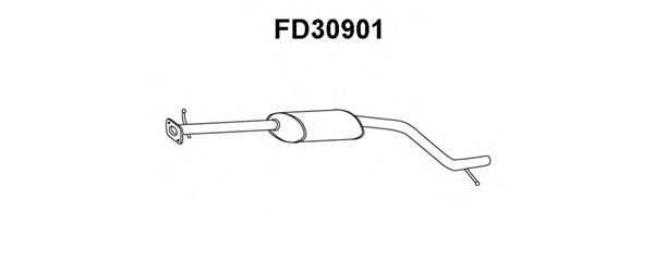 Silenciador posterior FD30901