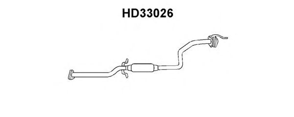Mittelschalldämpfer HD33026