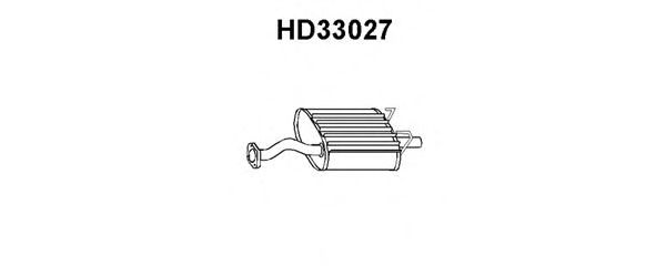 Silenciador posterior HD33027