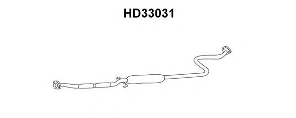 Предглушитель выхлопных газов HD33031