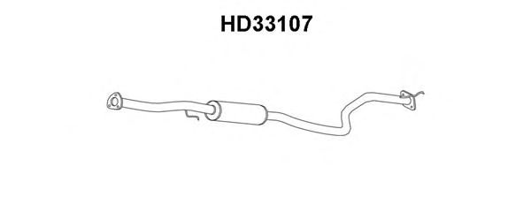 Предглушитель выхлопных газов HD33107