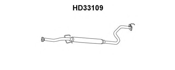 Mittelschalldämpfer HD33109