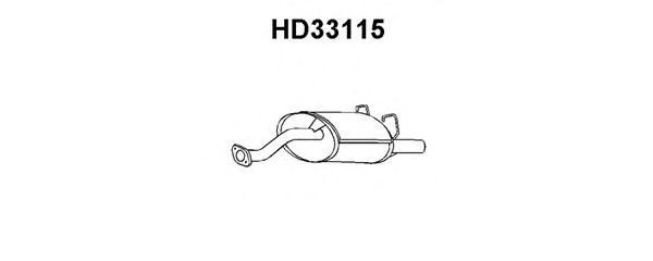 Endschalldämpfer HD33115