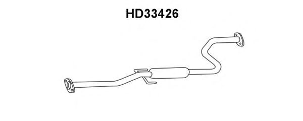 Silenciador posterior HD33426