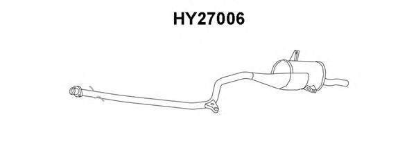 Silenciador posterior HY27006