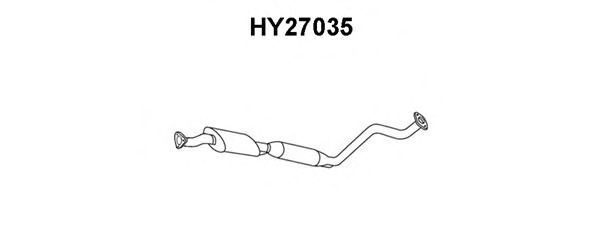 Предглушитель выхлопных газов HY27035