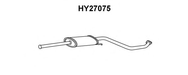 Предглушитель выхлопных газов HY27075