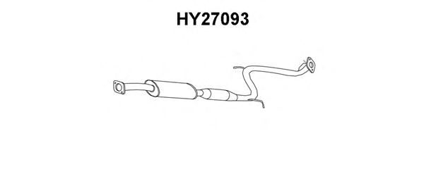 Предглушитель выхлопных газов HY27093