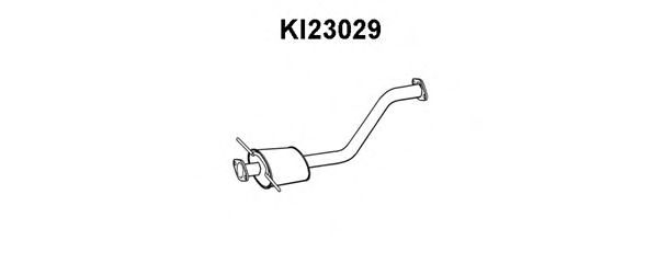 Silenziatore anteriore KI23029