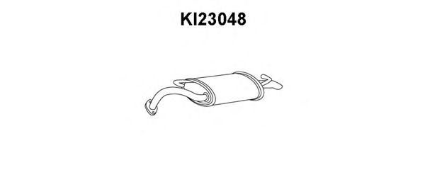 Silenciador posterior KI23048